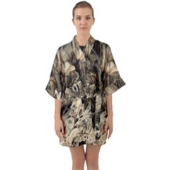 Orchid Quarter Sleeve Kimono Robe by WILLBIRDWELL