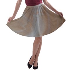 Sand A-line Skater Skirt by WILLBIRDWELL