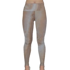 Sand Lightweight Velour Classic Yoga Leggings