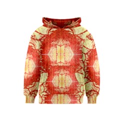 Seamless Red And Gold By Flipstylez Designs Kids  Pullover Hoodie