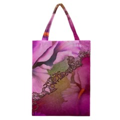 Flowers In Soft Violet Colors Classic Tote Bag by FantasyWorld7