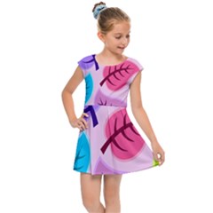 Backdrop Background Beautiful Kids Cap Sleeve Dress