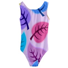 Backdrop Background Beautiful Kids  Cut-out Back One Piece Swimsuit