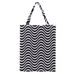 Wave Pattern Wavy Water Seamless Classic Tote Bag by Nexatart