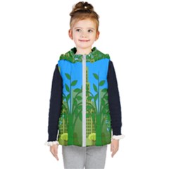 Environmental Protection Kid s Hooded Puffer Vest