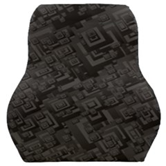 Black Rectangle Wallpaper Grey Car Seat Back Cushion 