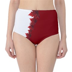 Canada Maple Leaf Classic High-waist Bikini Bottoms by CanadaSouvenirs