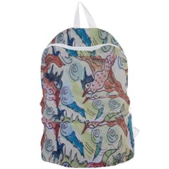 Watercolor Postcard2 Foldable Lightweight Backpack