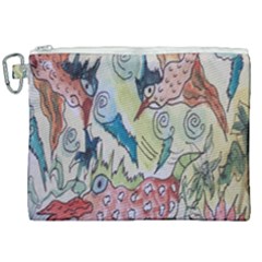 Watercolor Postcard2 Canvas Cosmetic Bag (xxl)