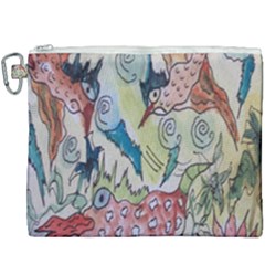 Watercolor Postcard2 Canvas Cosmetic Bag (xxxl)