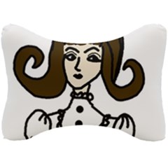 Girl With Dress Seat Head Rest Cushion