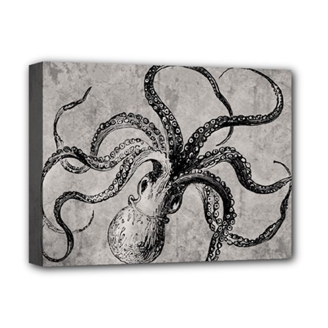 Vintage Octopus  Deluxe Canvas 16  X 12  (stretched) 