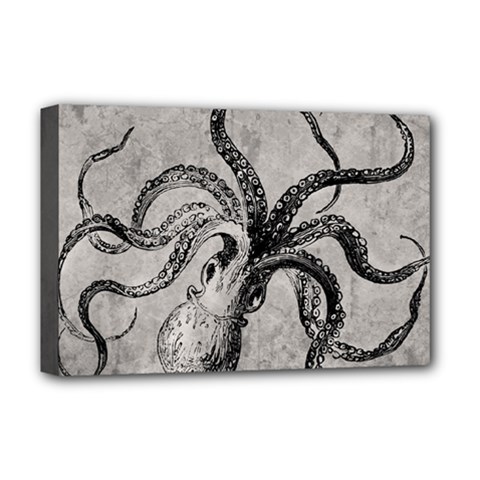 Vintage Octopus  Deluxe Canvas 18  X 12  (stretched) by Valentinaart