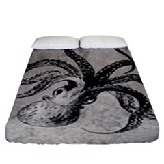 Vintage Octopus  Fitted Sheet (king Size)