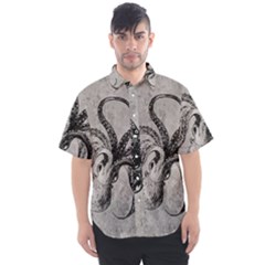 Vintage Octopus  Men s Short Sleeve Shirt