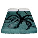 Vintage Octopus  Fitted Sheet (California King Size) View1