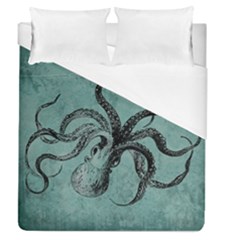 Vintage Octopus  Duvet Cover (queen Size)