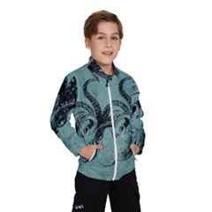 Vintage Octopus  Windbreaker (kids) by Valentinaart