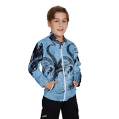 Vintage Octopus  Windbreaker (kids) by Valentinaart