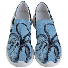 Vintage Octopus  Women s Lightweight Slip Ons by Valentinaart