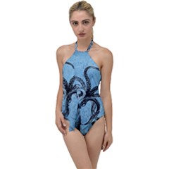 Vintage Octopus  Go With The Flow One Piece Swimsuit