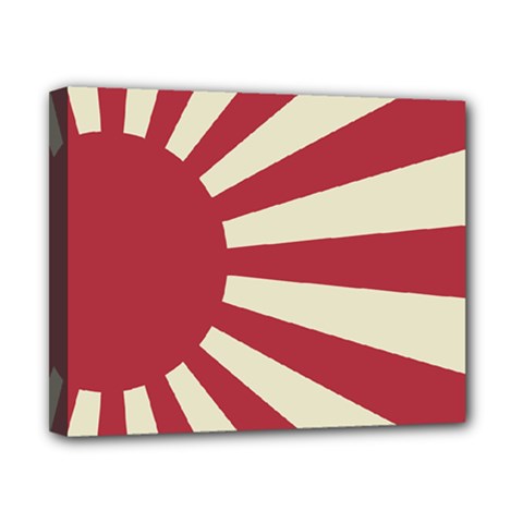 Rising Sun Flag Canvas 10  X 8  (stretched)