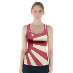 Rising Sun Flag Racer Back Sports Top by Valentinaart