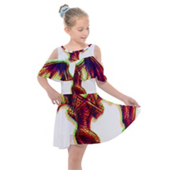 Demon Kids  Shoulder Cutout Chiffon Dress by ShamanSociety