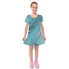 Whisper Kids  Short Sleeve Velvet Dress