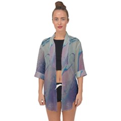 Sorrow Open Front Chiffon Kimono by WILLBIRDWELL