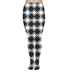 Square Diagonal Pattern Seamless Tights