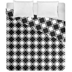 Square Diagonal Pattern Seamless Duvet Cover Double Side (california King Size) by Nexatart