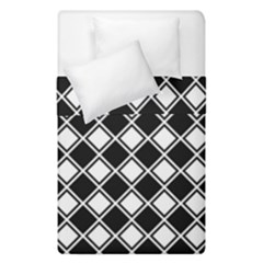 Square Diagonal Pattern Seamless Duvet Cover Double Side (single Size) by Nexatart