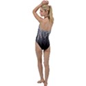 Feather Graphic Design Background Go with the Flow One Piece Swimsuit View2