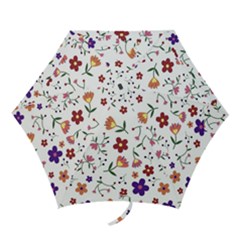 Flowers Pattern Texture Nature Mini Folding Umbrellas by Nexatart