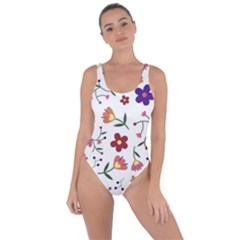 Flowers Pattern Texture Nature Bring Sexy Back Swimsuit