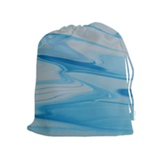 Jet Stream Drawstring Pouch (xl) by WILLBIRDWELL