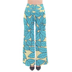 Leaves Dried Leaves Stamping So Vintage Palazzo Pants by Nexatart