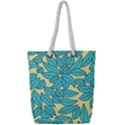 Leaves Dried Leaves Stamping Full Print Rope Handle Tote (Small) View1