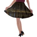 City River Water Cityscape Skyline A-line Skater Skirt View2