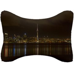 City River Water Cityscape Skyline Seat Head Rest Cushion