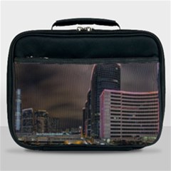 Hong Kong At Night Skyline Lunch Bag by Nexatart