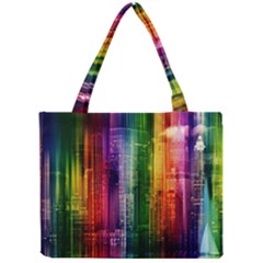 Skyline Light Rays Gloss Upgrade Mini Tote Bag by Nexatart