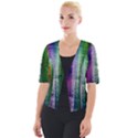 Skyline Light Rays Gloss Upgrade Cropped Button Cardigan View1