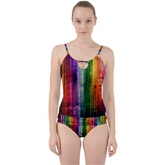 Skyline Light Rays Gloss Upgrade Cut Out Top Tankini Set by Nexatart