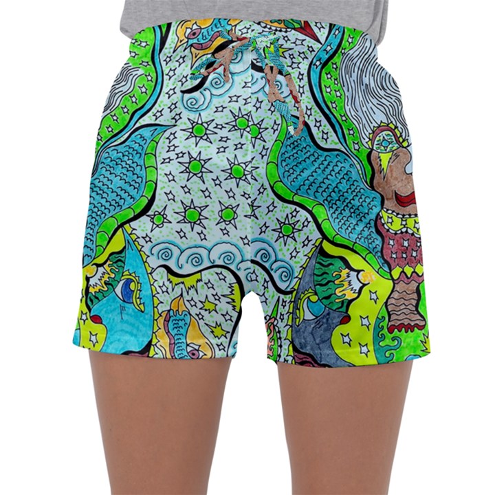 Cosmic Planet Angel Sleepwear Shorts