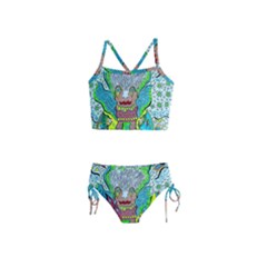 Cosmic Planet Angel Girls  Tankini Swimsuit by chellerayartisans