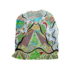 Cosmic Pyramid Drawstring Pouch (xl)