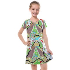 Cosmic Pyramid Kids  Cross Web Dress