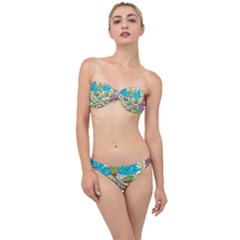 Cosmic Dragonflies Classic Bandeau Bikini Set